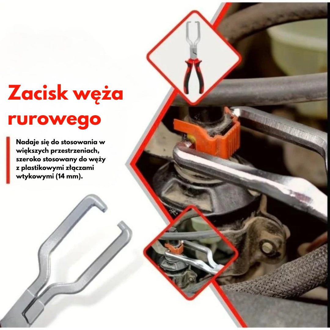 Zestaw profesjonalnych zacisków do węży